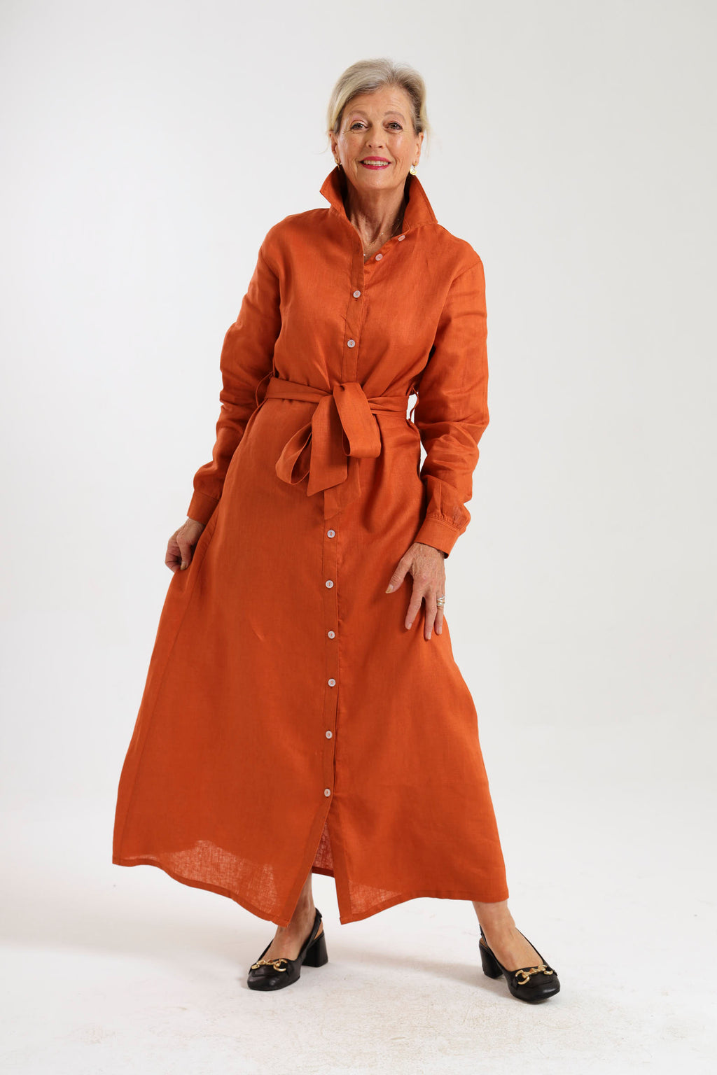 Winter Shirt-Waister- Rust