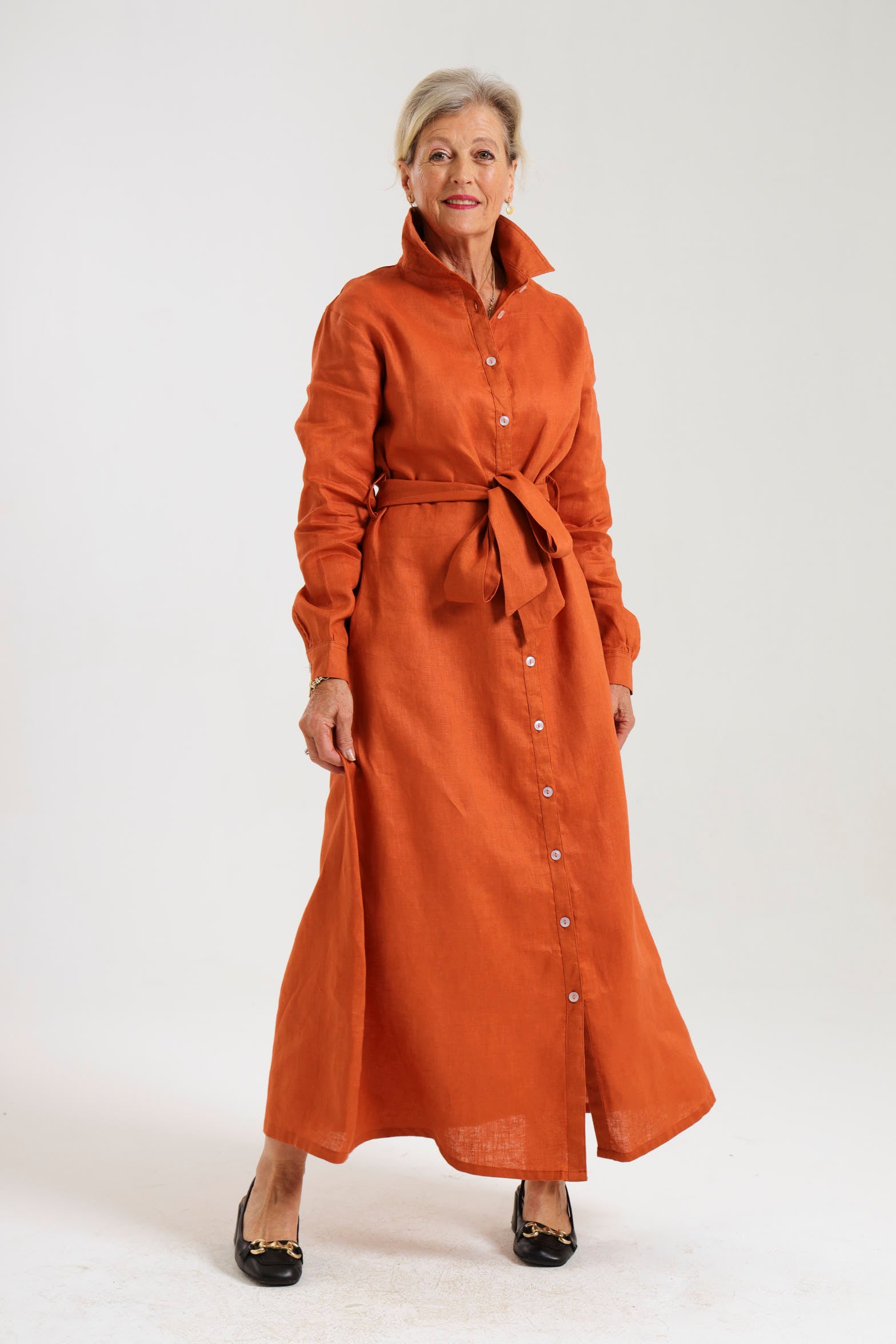 Winter Shirt-Waister- Rust