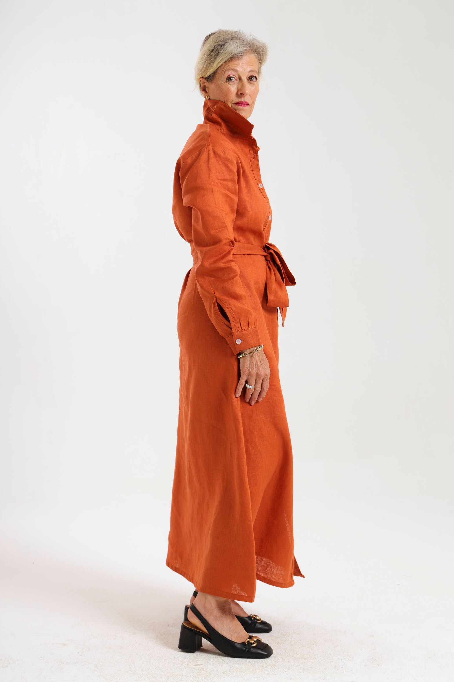 Winter Shirt-Waister- Rust