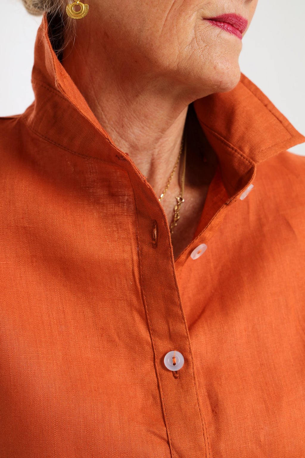 Winter Shirt-Waister- Rust