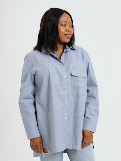 Syringa Shirt- Chambray