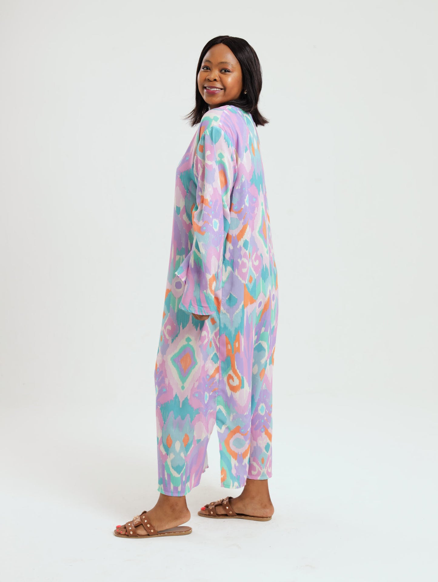 Wattle Kaftan: Ikat