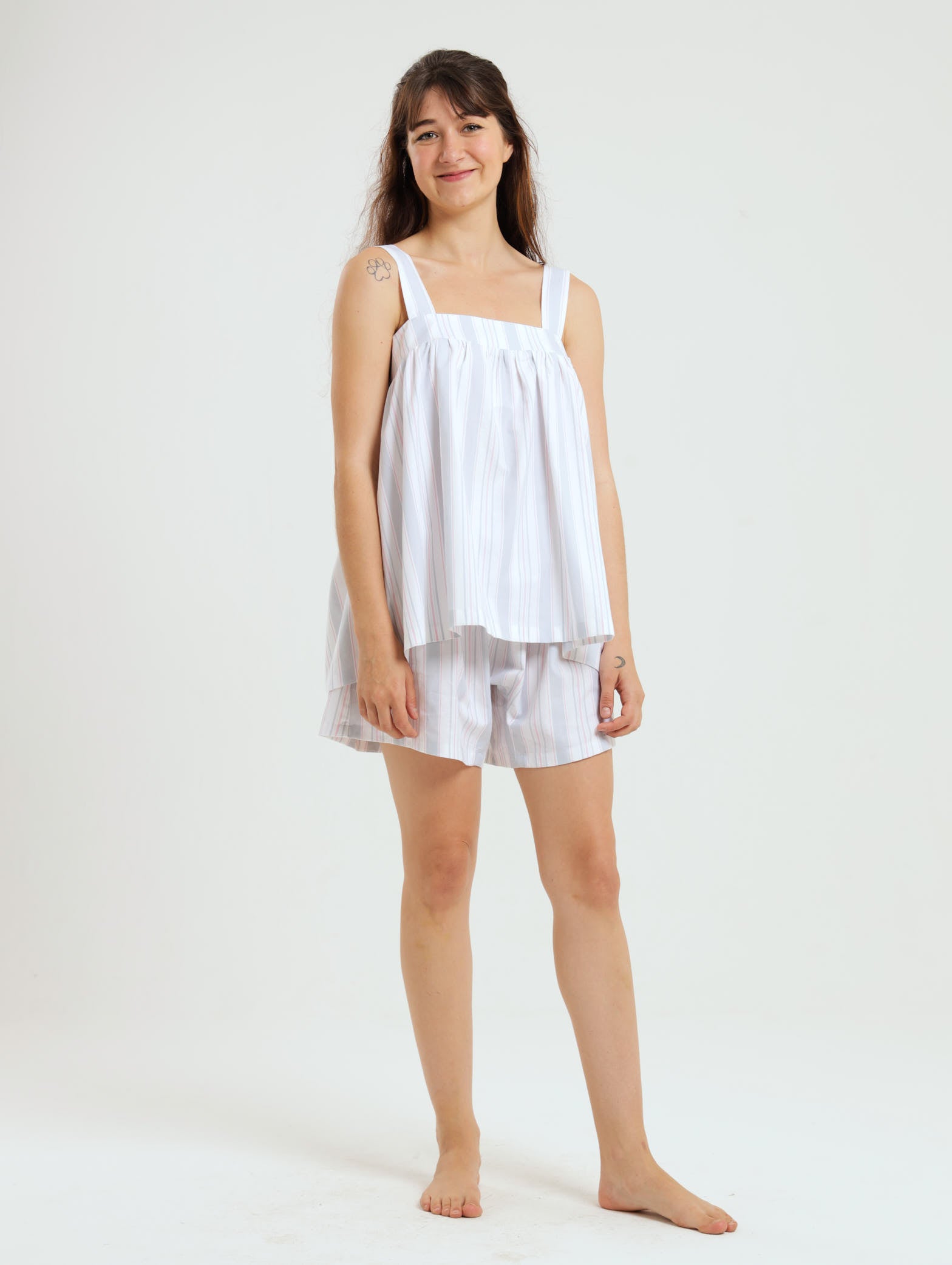 Palm PJs- Pink Stripe