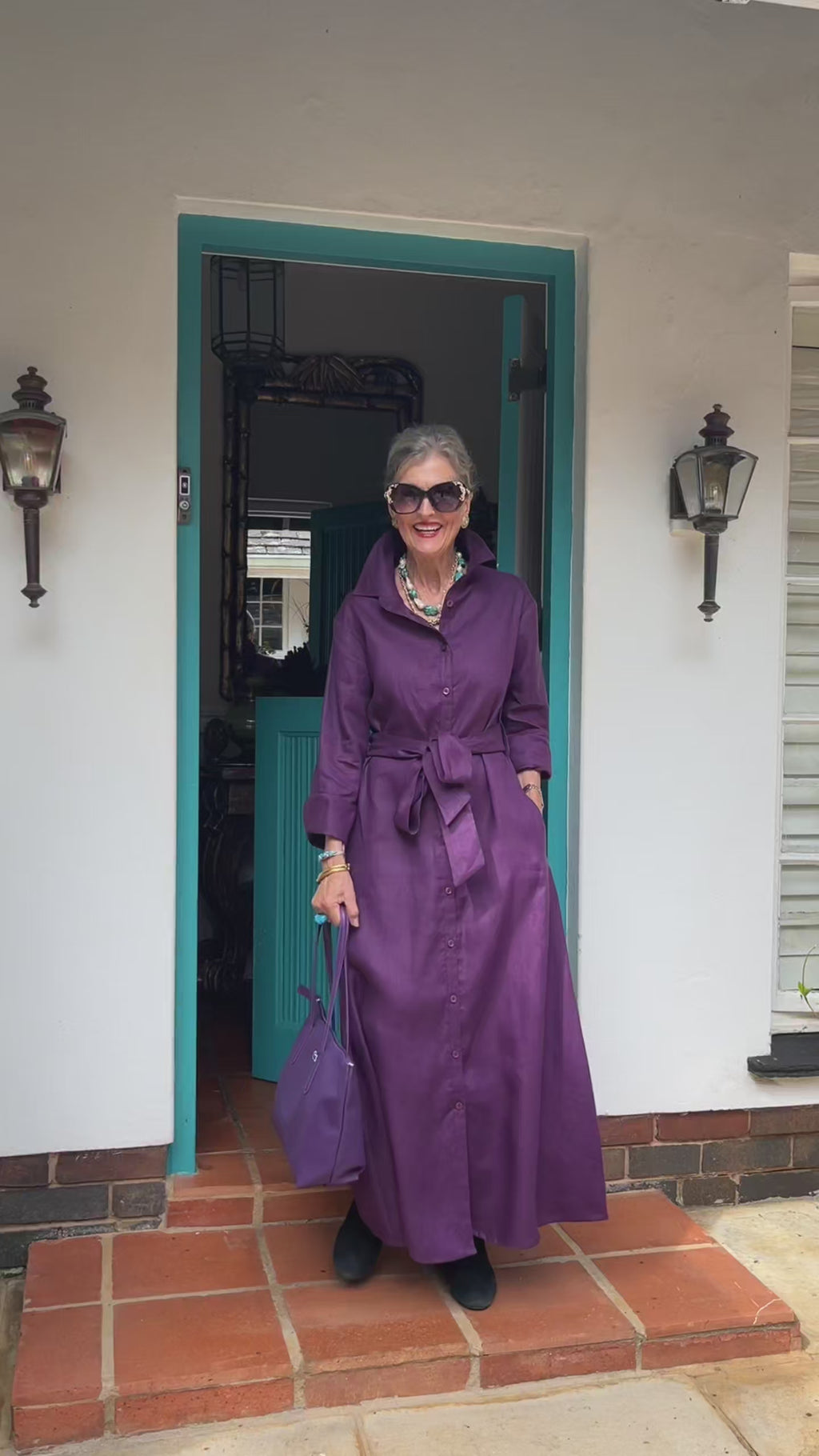 Winter Shirt-Waister- Purple
