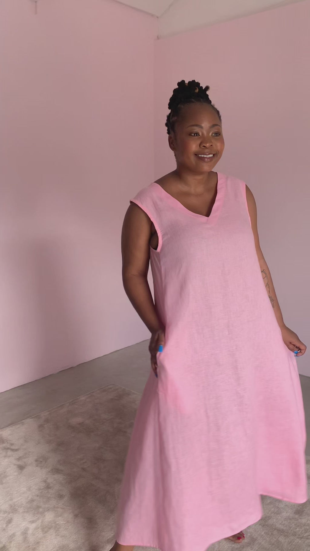 Peony Dress- Pink