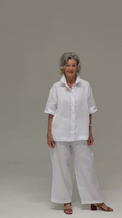 Classic Shirt (short)- White