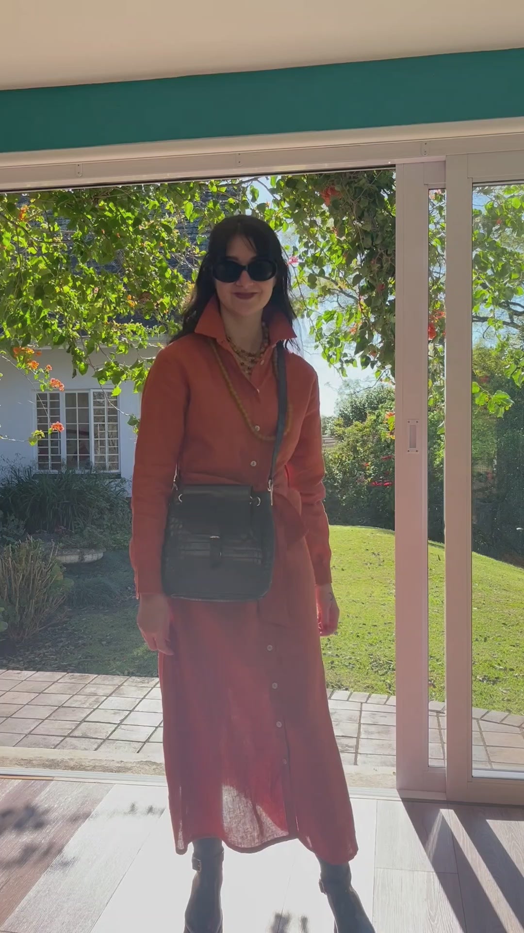 Winter Shirt-Waister- Rust