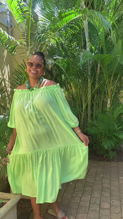Baobab Dress- Lime