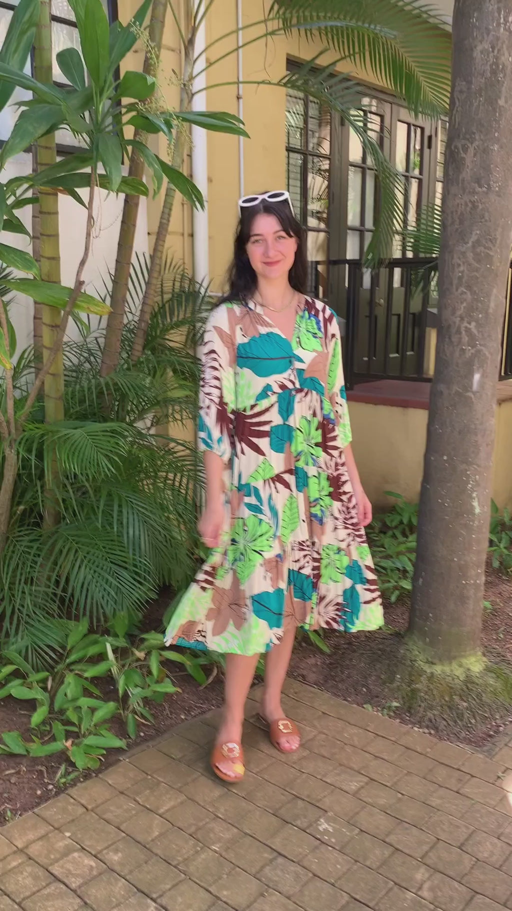 Poppy Dress- Tropical