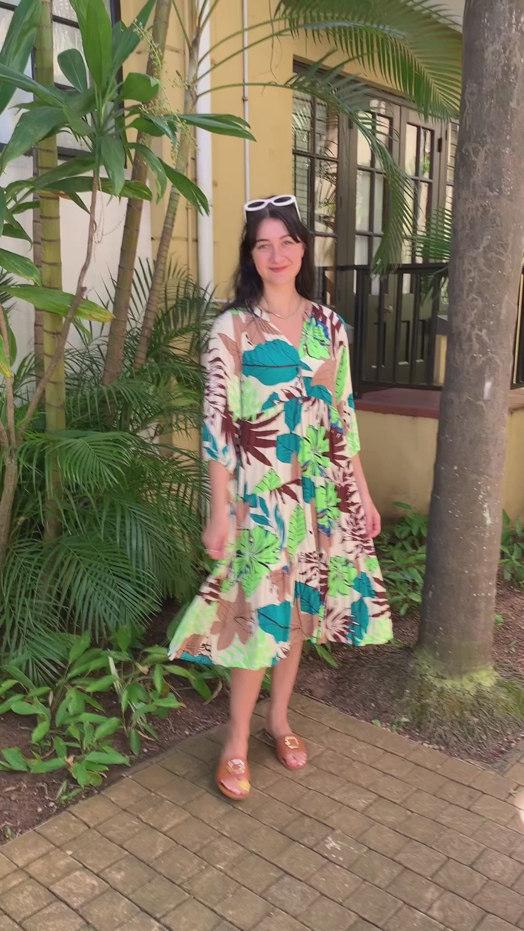 Poppy Dress- Tropical