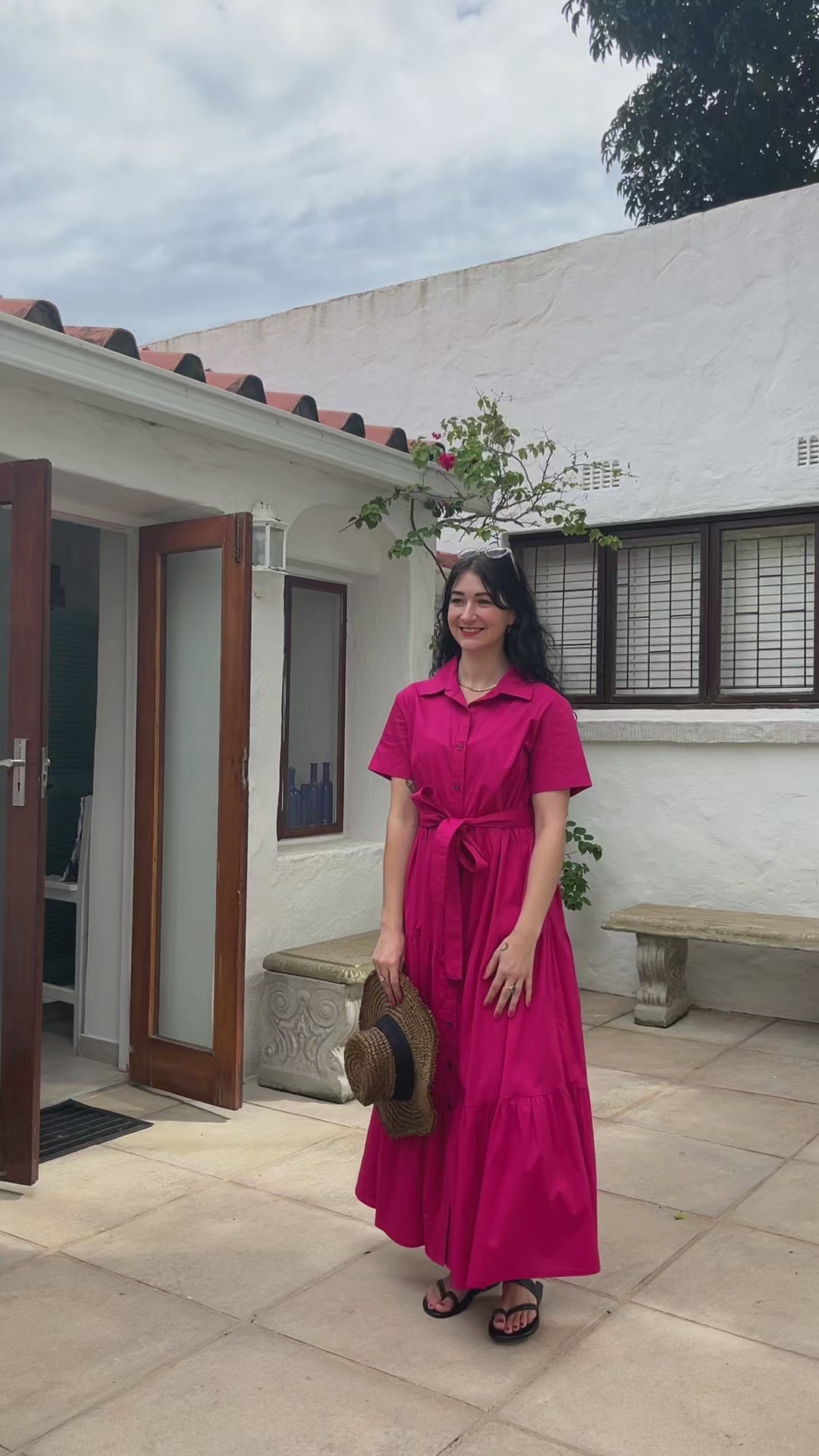 Camellia Dress- Pink