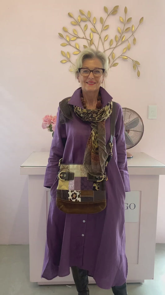 River Indigo Dress- Plum