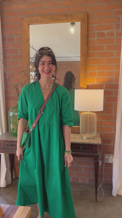 Lala Dress- Grass green