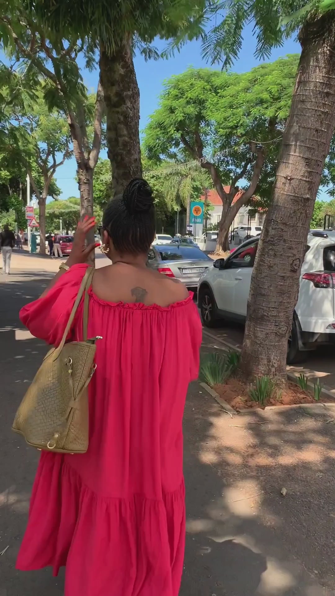 Baobab Dress- Red