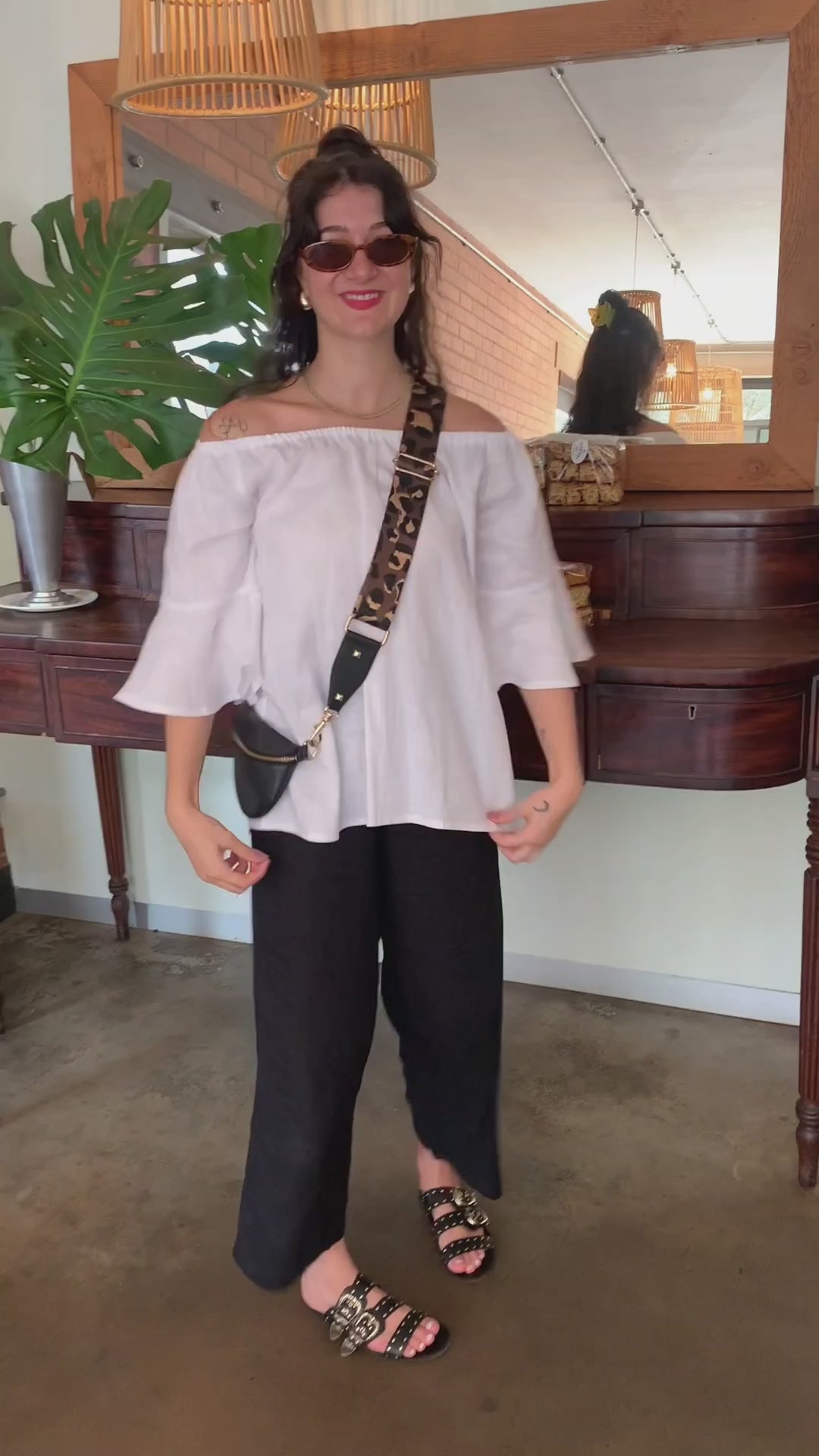 Oleander Shirt- White