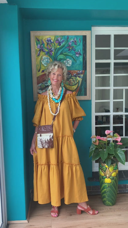 Marula Dress- Tumeric