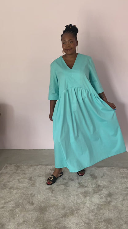 Lala Dress- Turquoise