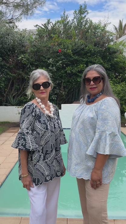 Oleander Shirt- Blue