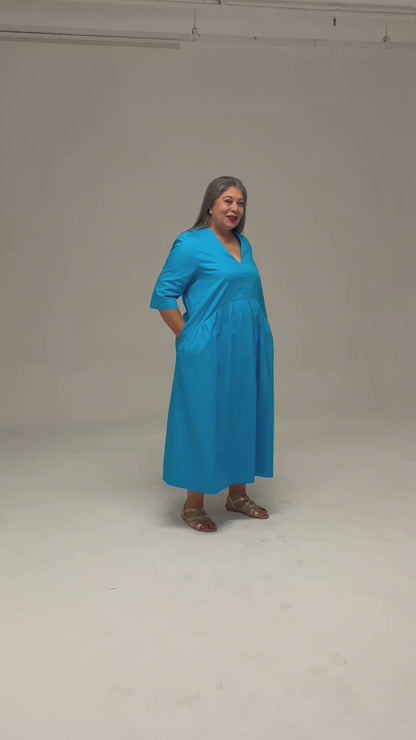 Lala Dress- Turquoise