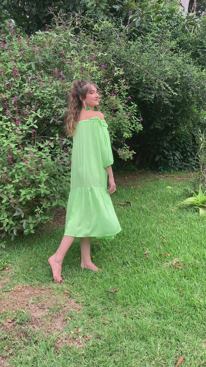 Baobab Dress- Lime