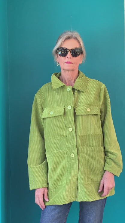 Jasmin Jacket- Chartreuse