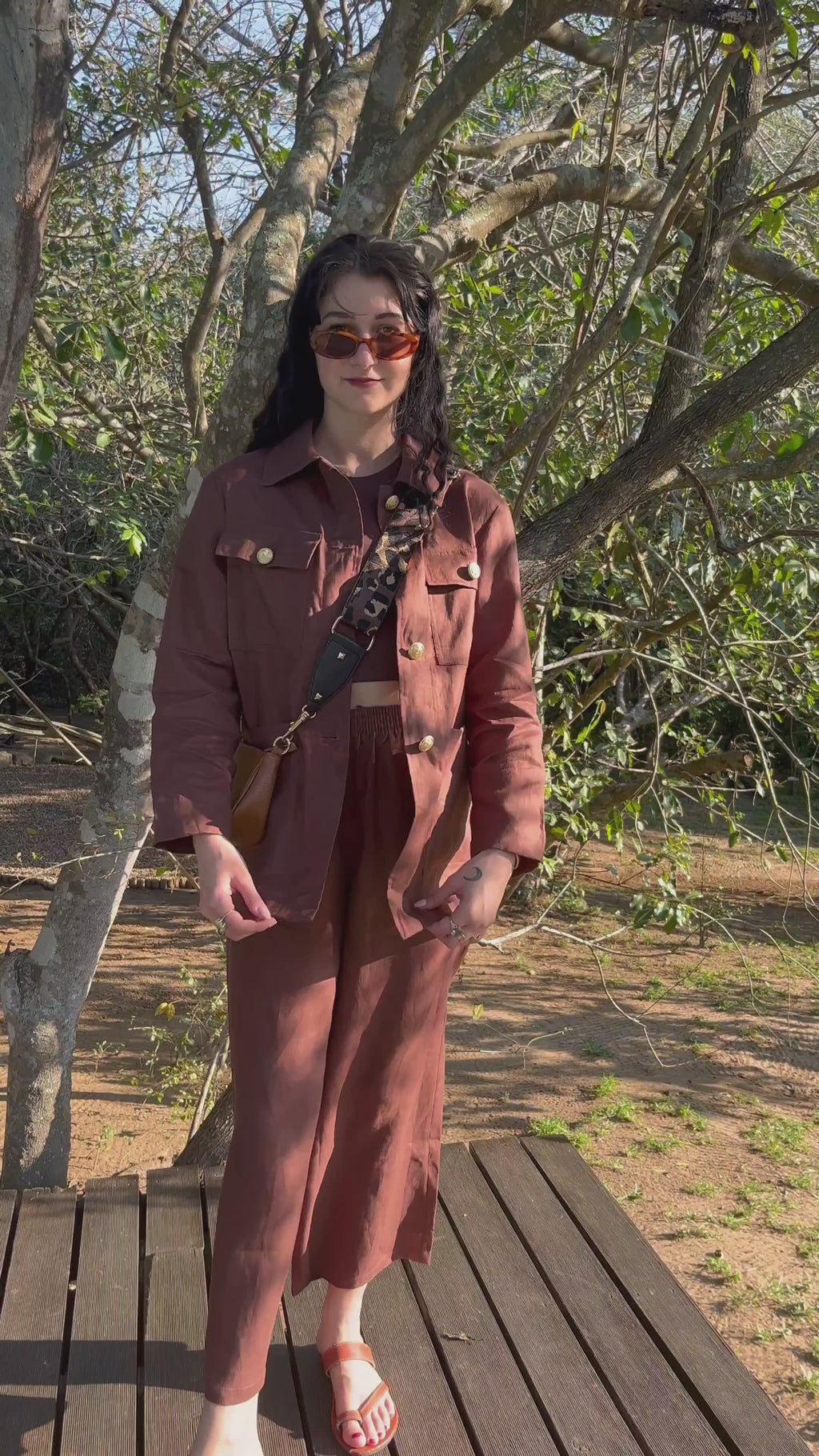 Classic Pants- Brown