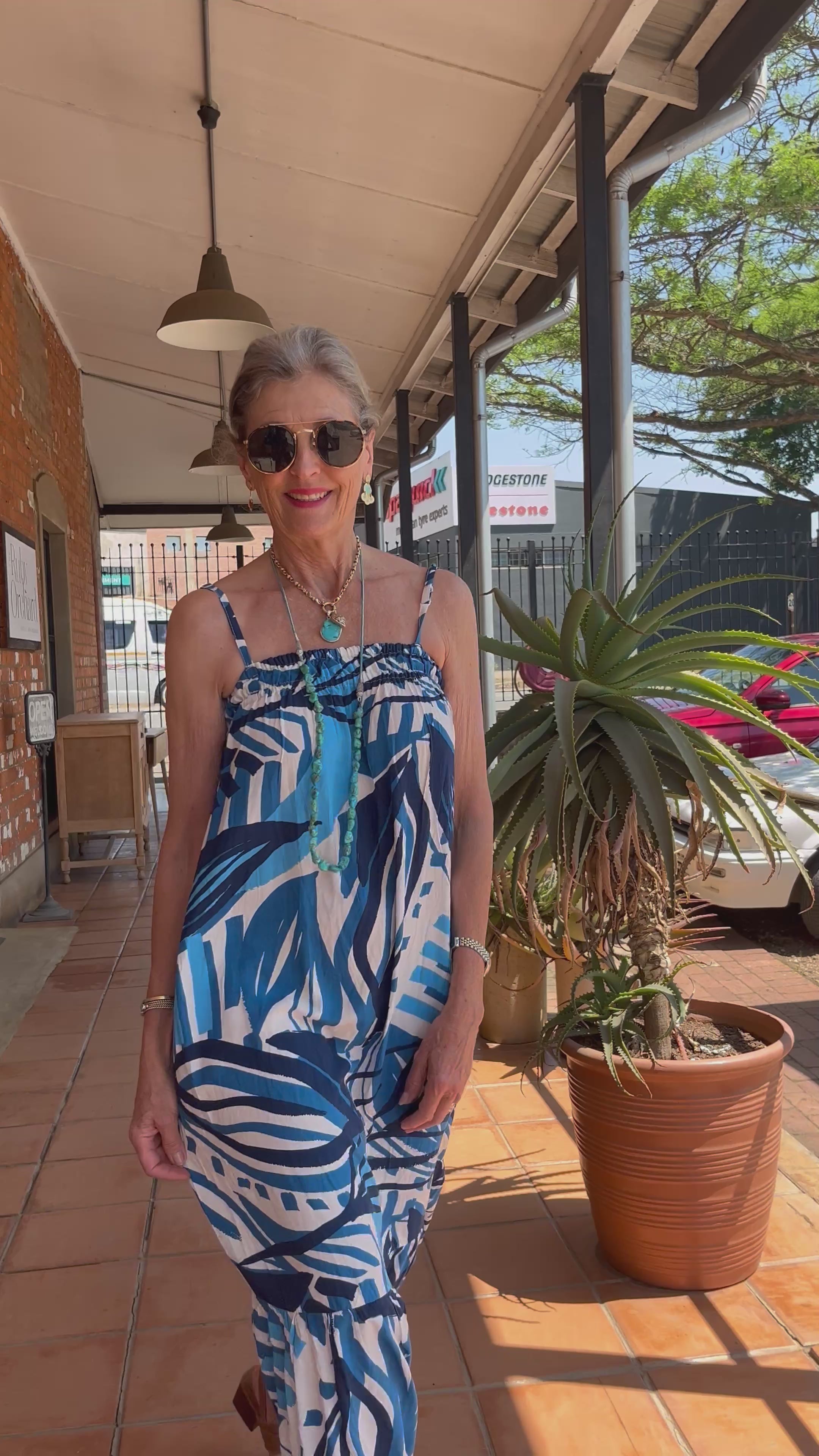 Daisy Dress- Blue