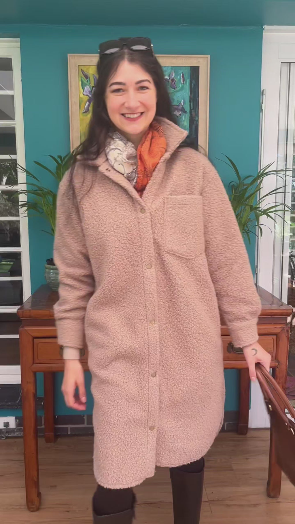 Chamomile Coat- Cafe