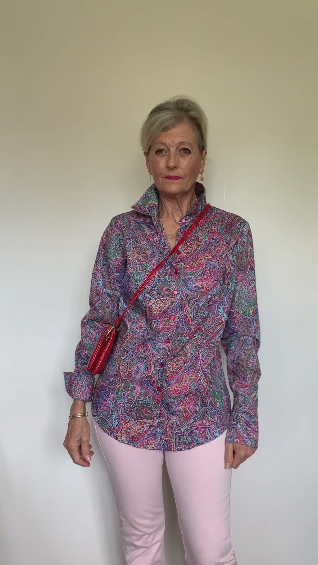 Hibiscus Shirt- Paisley