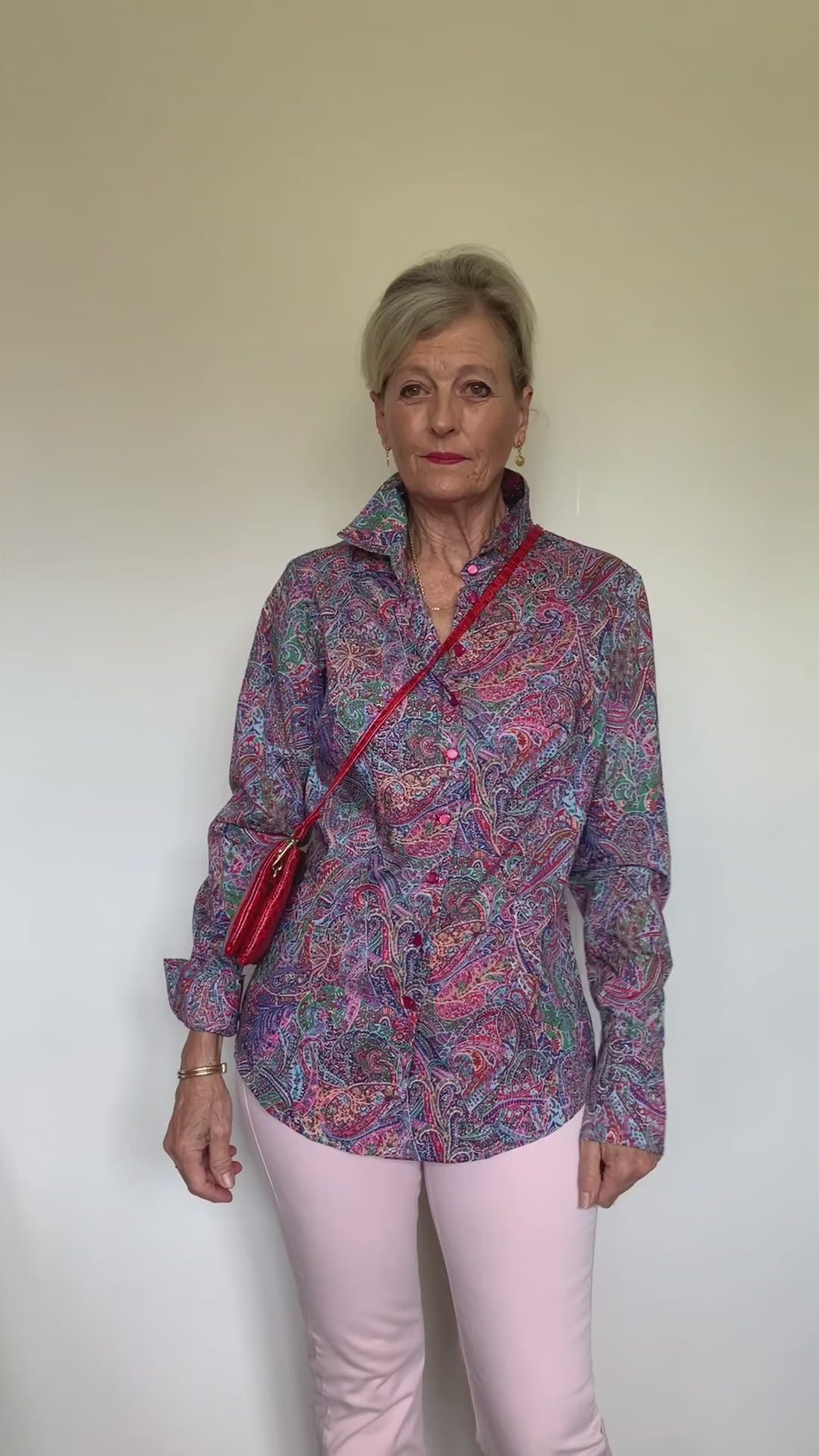Hibiscus Shirt- Paisley