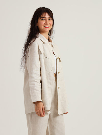 Jacaranda Jacket- Oatmeal