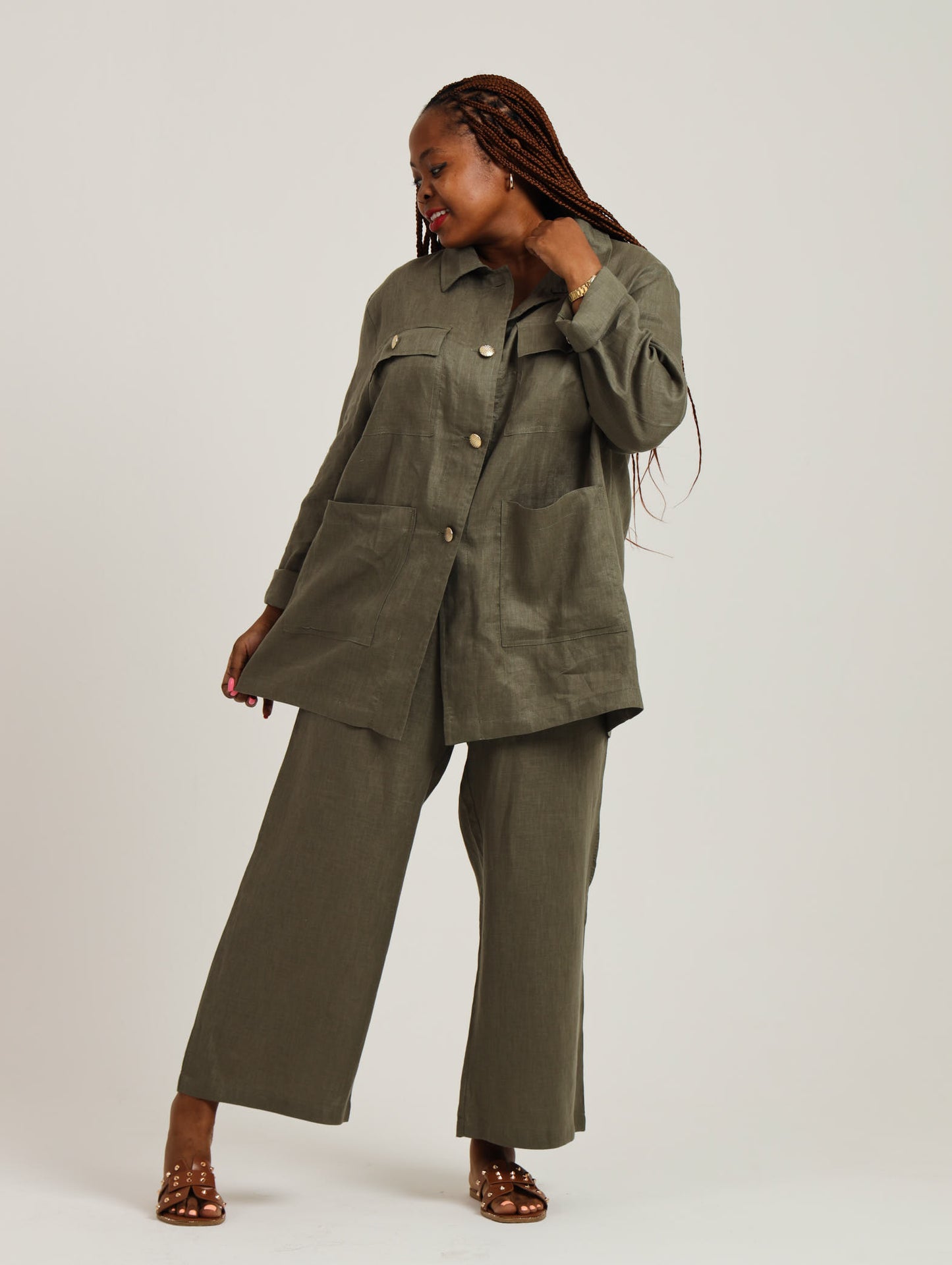 Classic Pants- Army Green