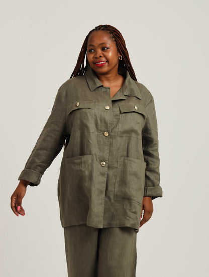 Jacaranda Jacket- Army Green