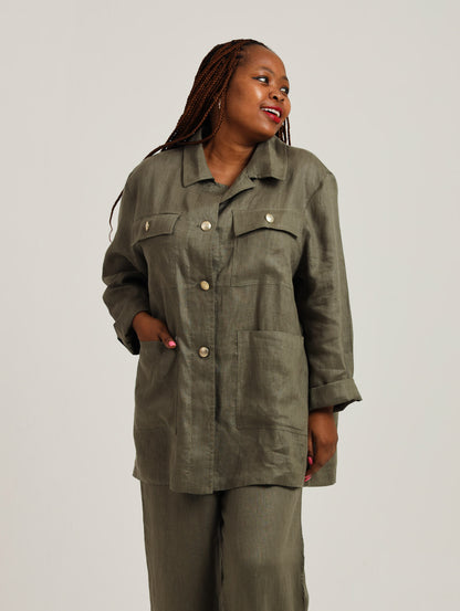 Jacaranda Jacket- Army Green