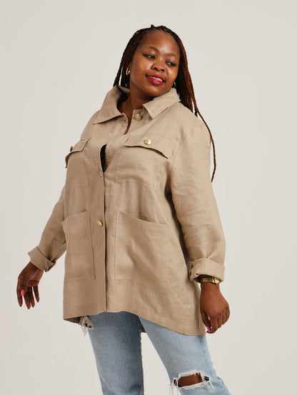 Jacaranda Jacket- Tan