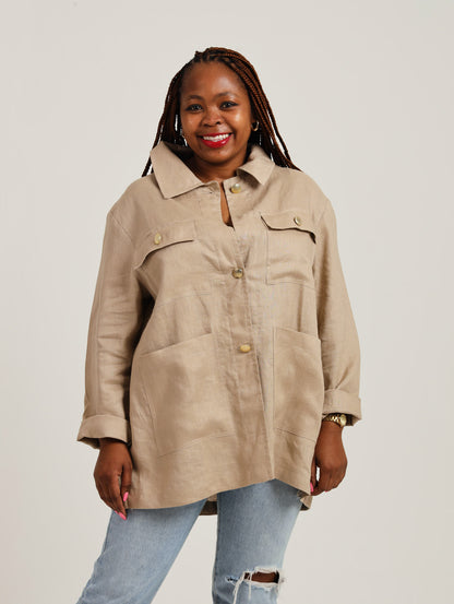 Jacaranda Jacket- Tan