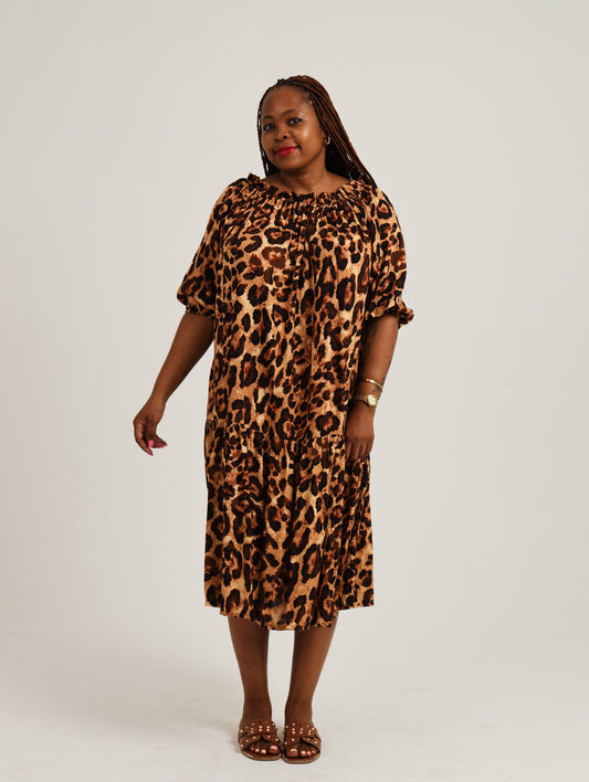 Baobab Dress- Leopard