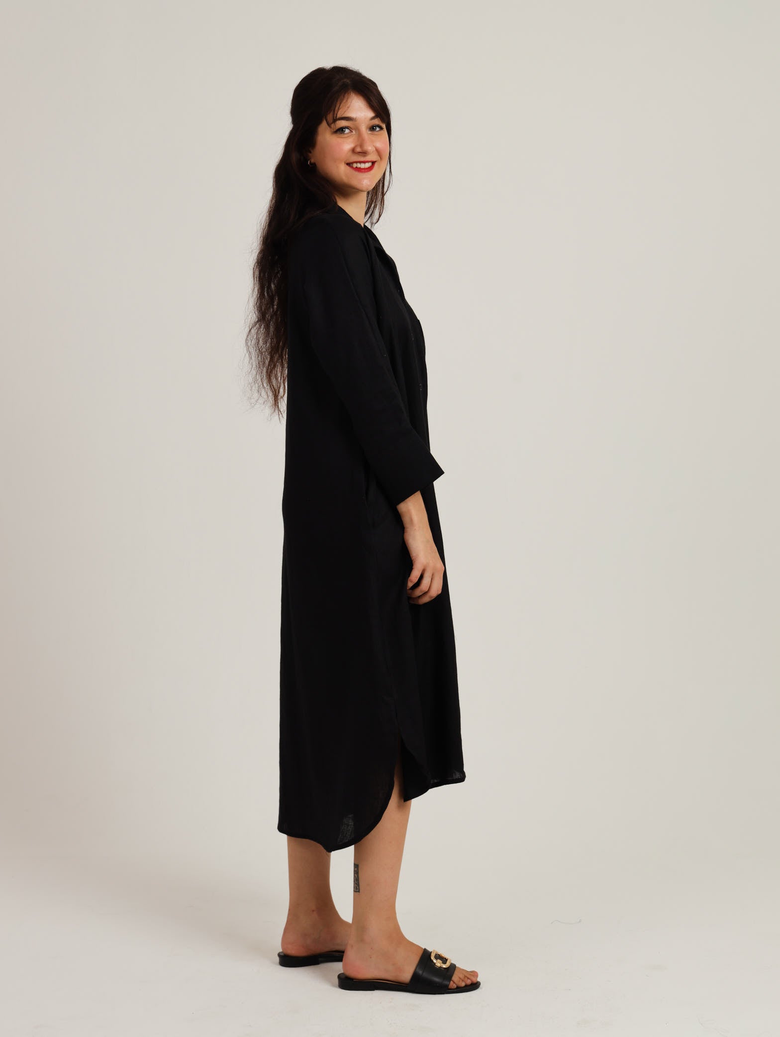 River Indigo Dress- Black