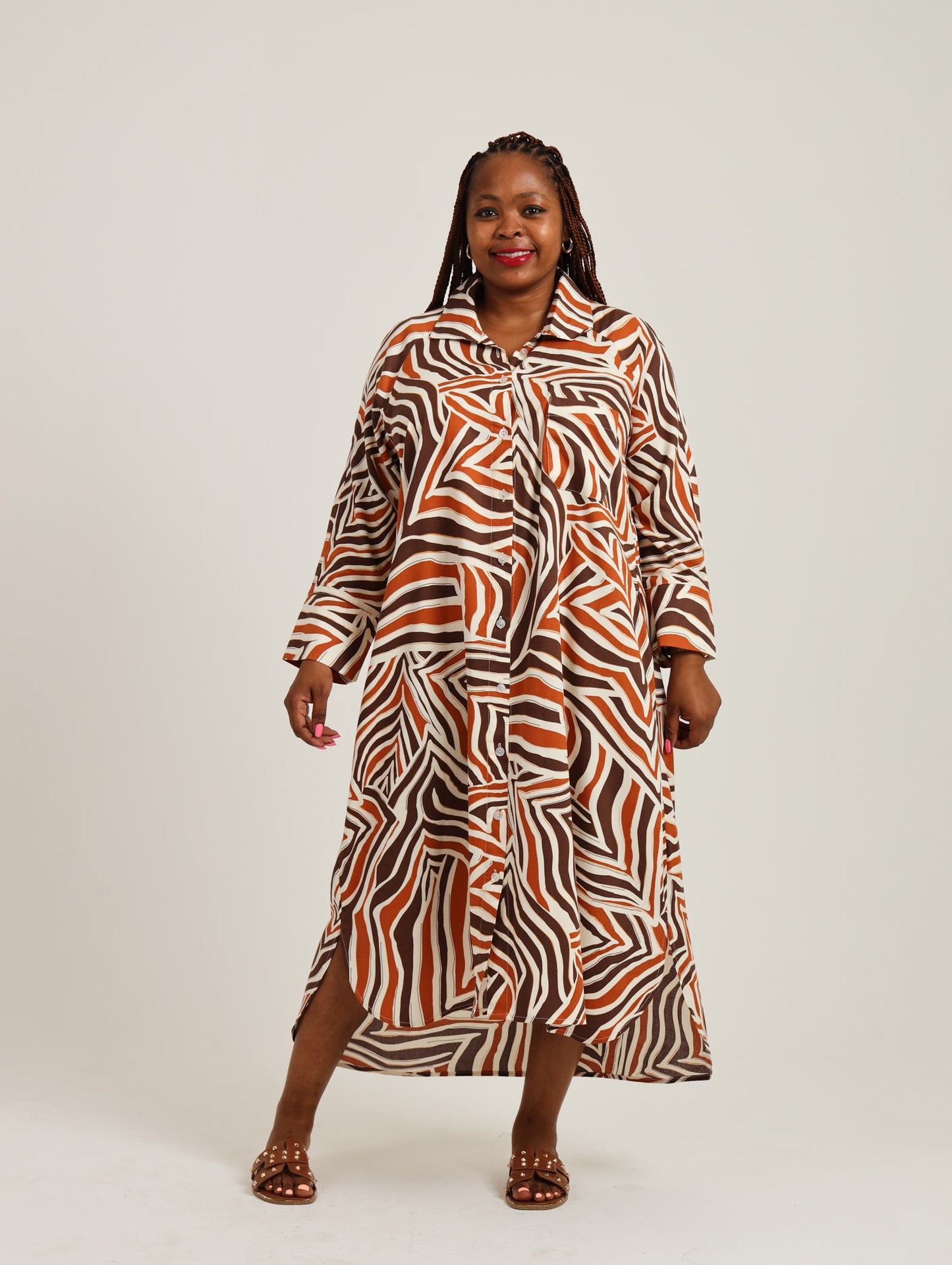 River Indigo Dress- Ankara