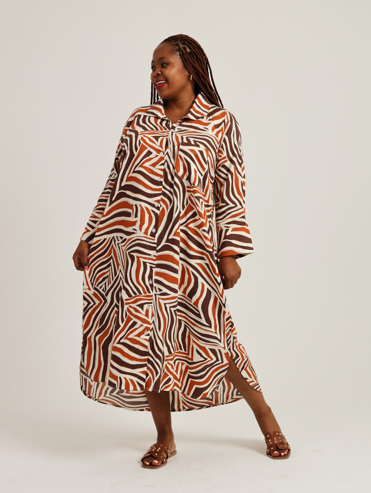 River Indigo Dress- Ankara