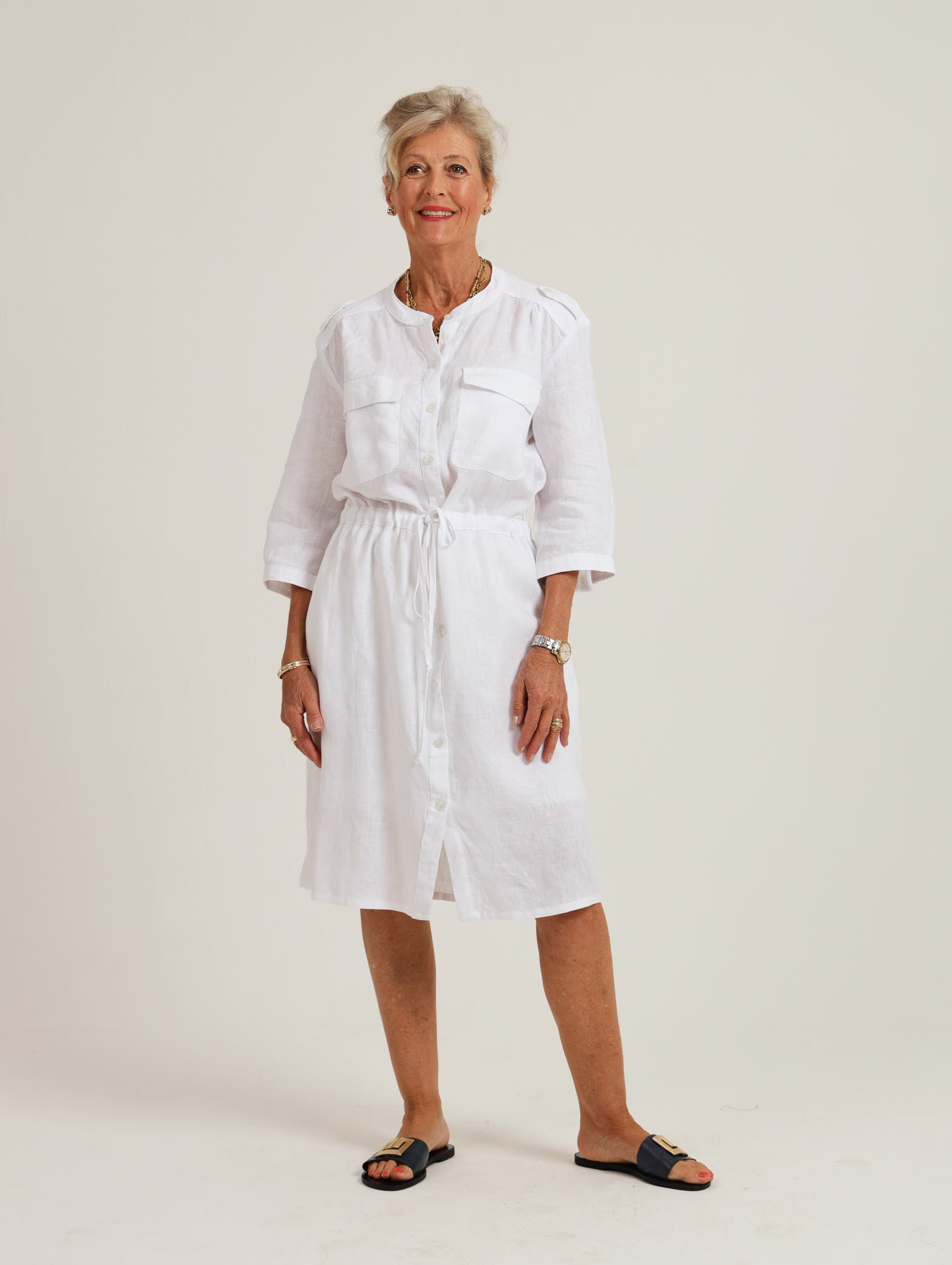 Sabi Dress- White