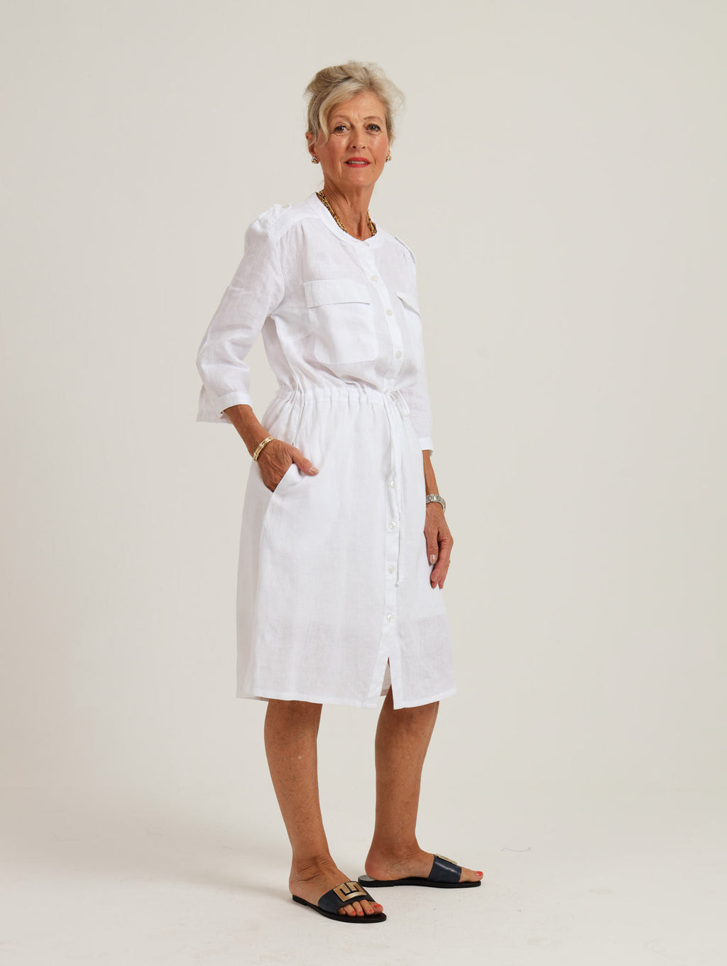 Sabi Dress- White