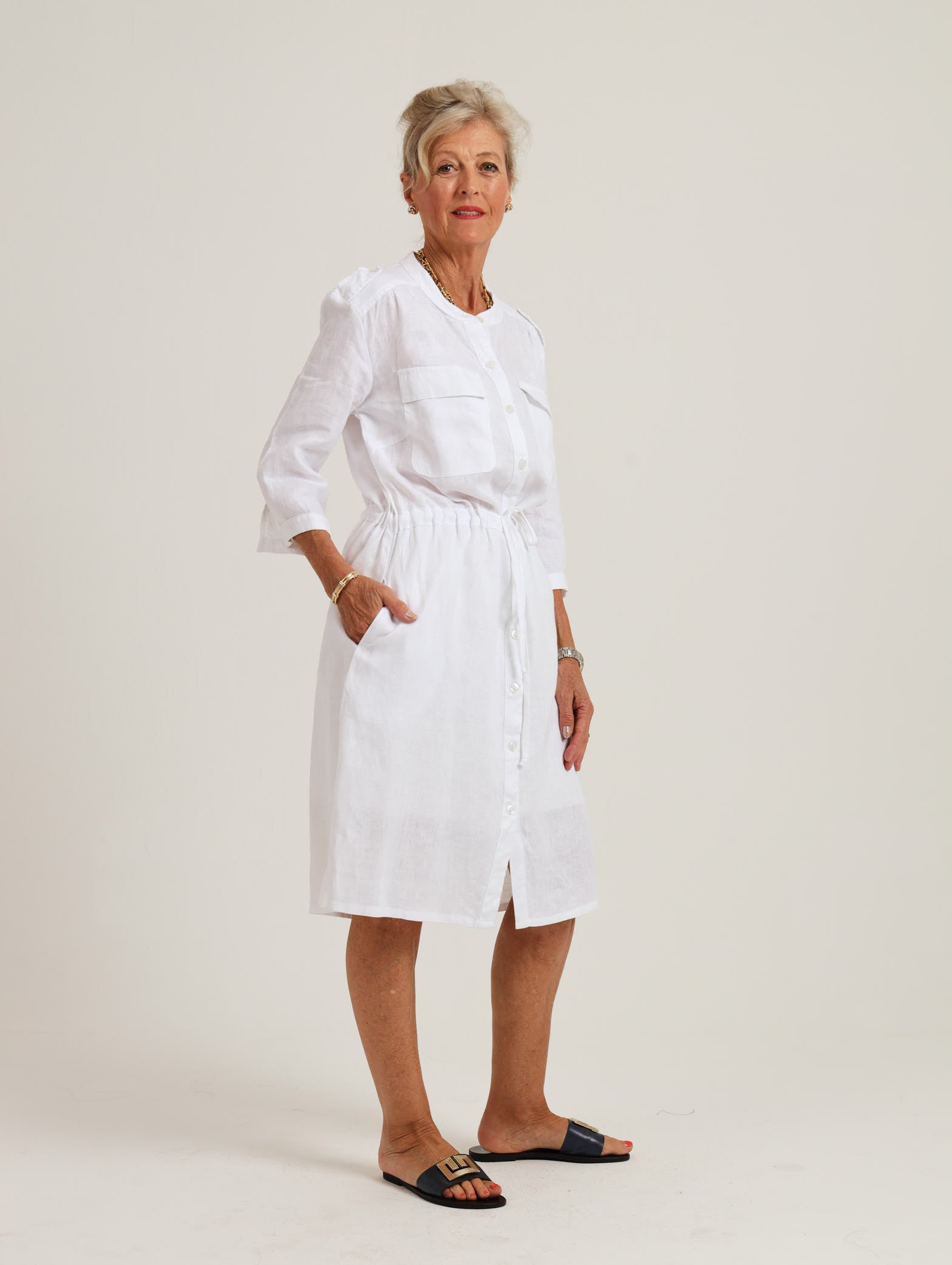 Sabi Dress- White