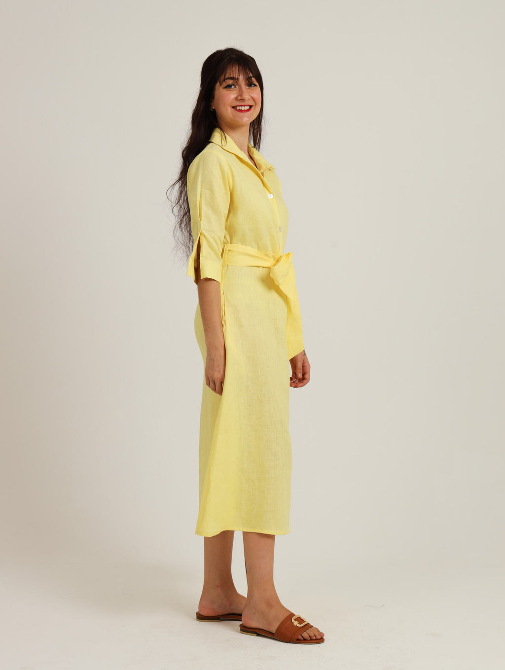 Spring Shirt-Waister- Lemon