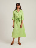 Spring Shirt-Waister- Lime