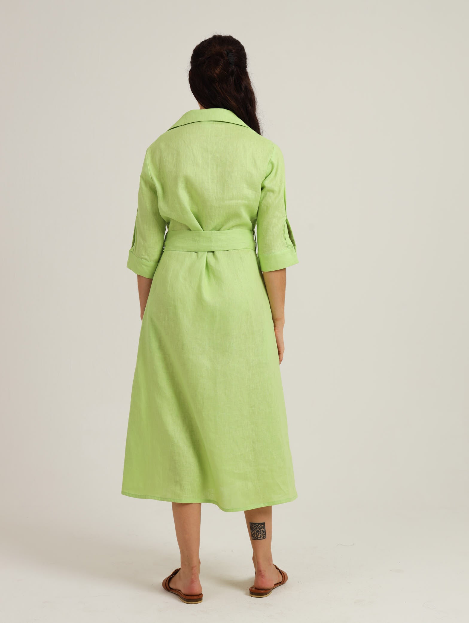 Spring Shirt-Waister- Lime