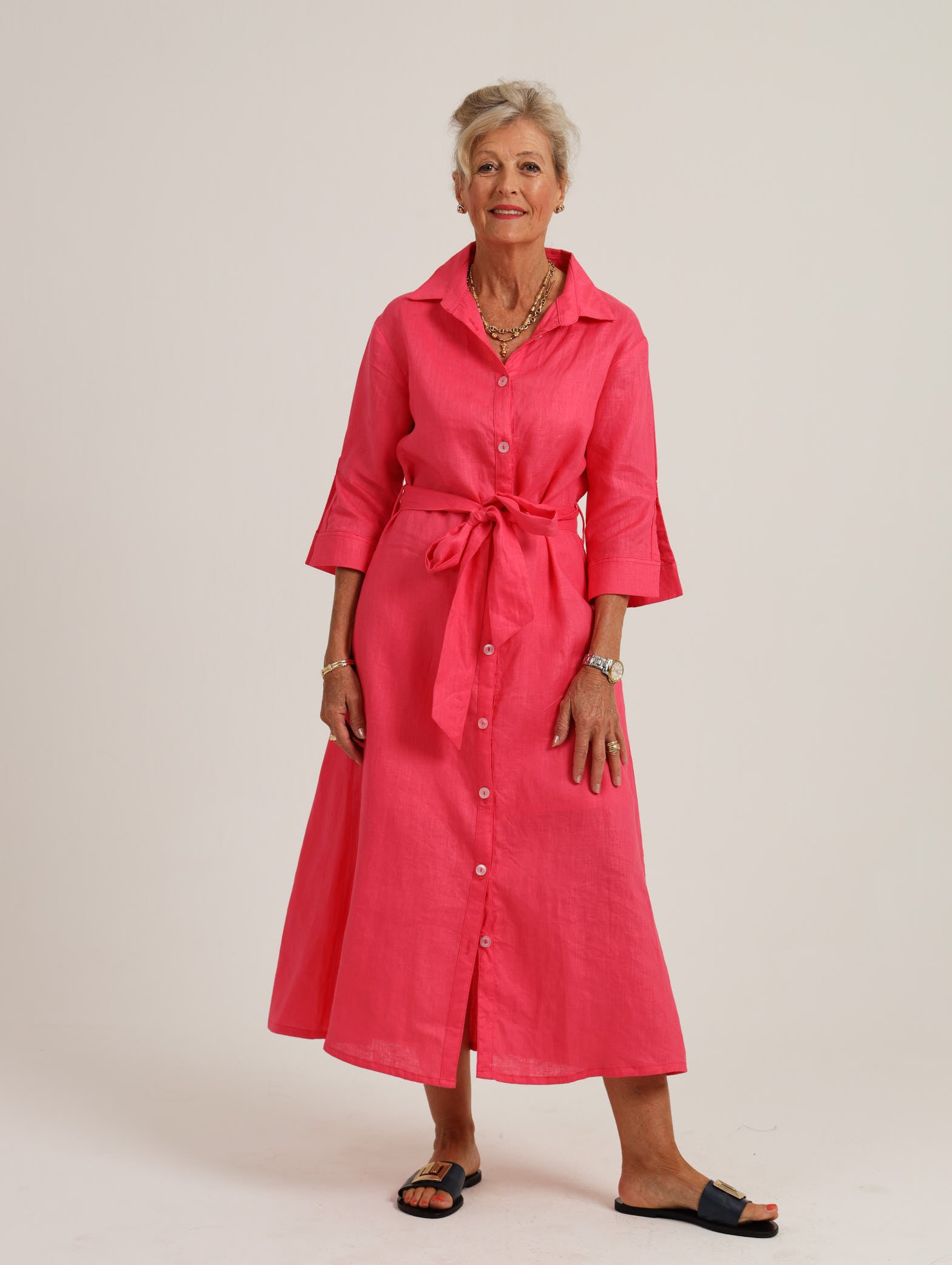 Spring Shirt-Waister- Grapefruit