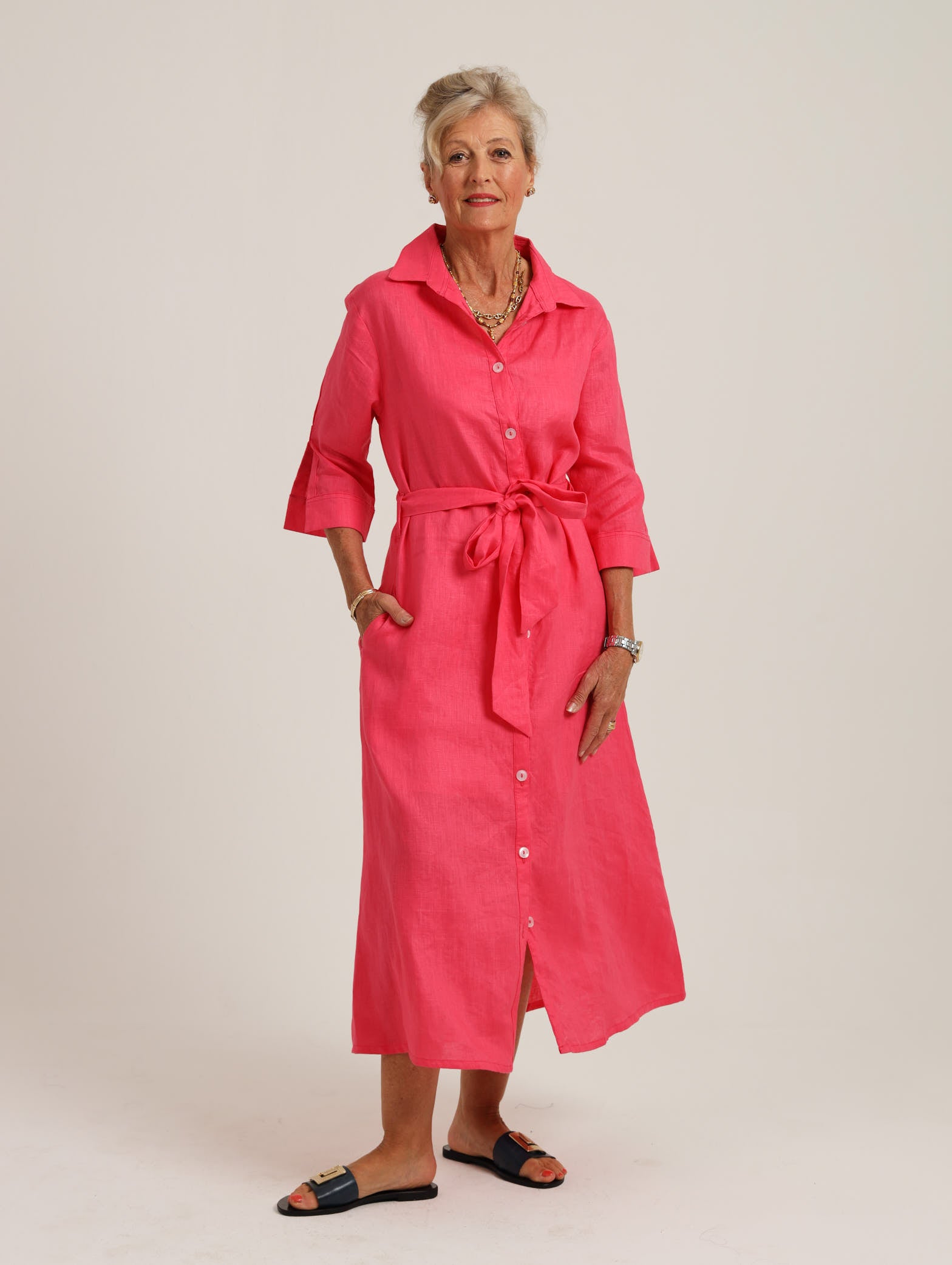 Spring Shirt-Waister- Grapefruit