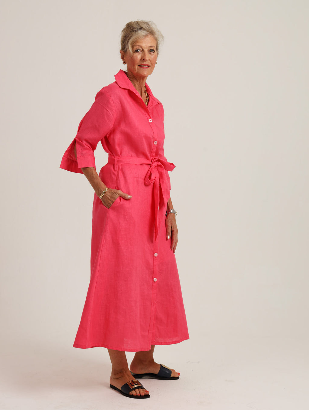 Spring Shirt-Waister- Grapefruit