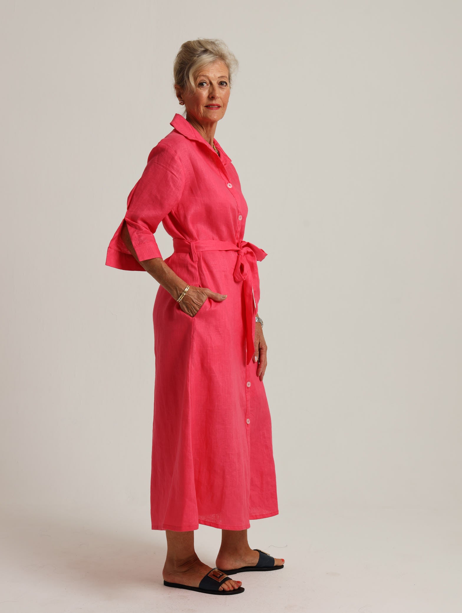 Spring Shirt-Waister- Grapefruit